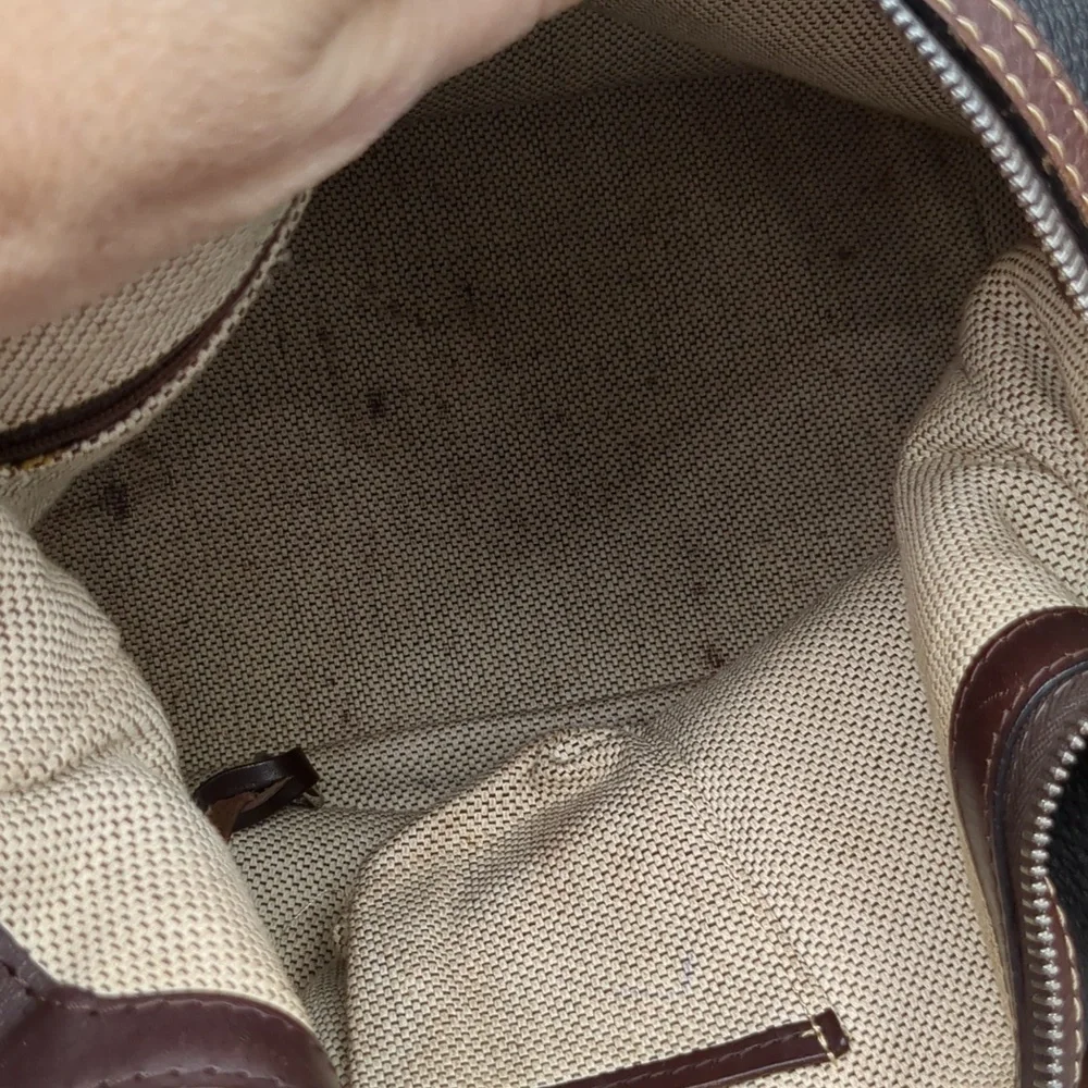 DOONEY & BOURKE 1975 EAST WEST HOBO SHOULDER BAG BLACK